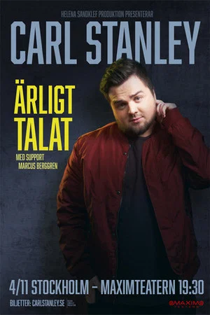 Постер: Carl Stanley: Ärligt talat