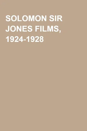 Постер: Rev. S.S. Jones Home Movie: Yale Collection Film 28