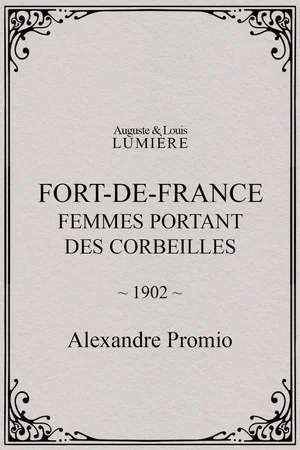 Постер: Fort-de-France : femmes portant des corbeilles