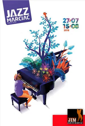 Постер: Jazz in Marciac 2018 - Dave Holland, Zakir Hussain, Chris Potter -