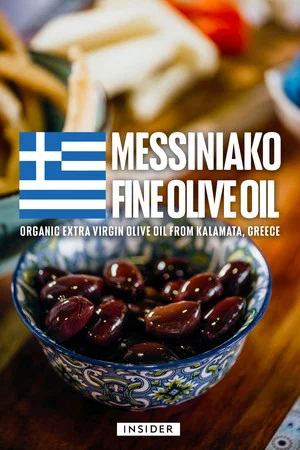 Постер: Messiniako Organic Extra-Virgin Olive Oil from Kalamata, Greece (Food Insider)
