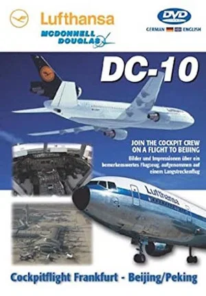 Постер: Frankfurt to Beijing in a Lufthansa DC-10