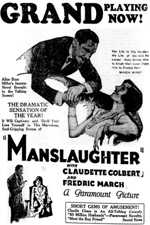 Постер: Manslaughter