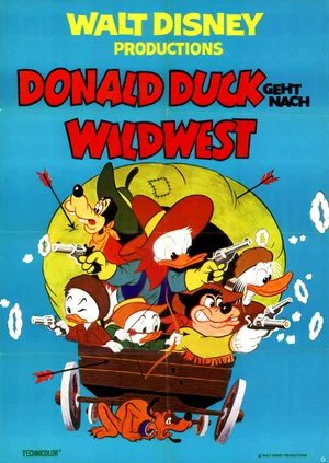 Постер: Donald Duck Goes West