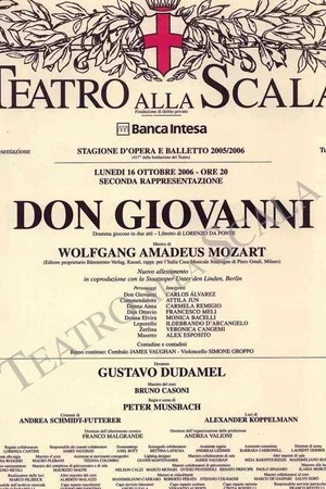 Постер: Mozart: Don Giovanni - Teatro alla Scala