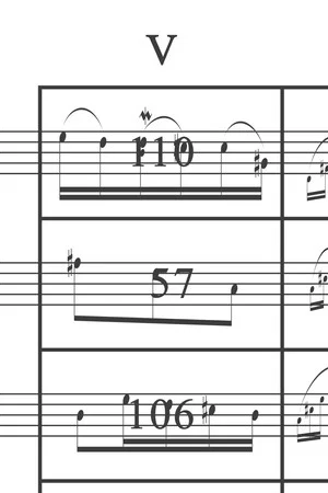 Постер: Anagrammatical Composition with Dice by VALIE EXPORT (after W.A. Mozart, Piano) for Soprano Saxophone