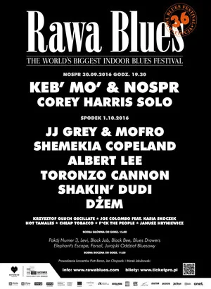 Постер: Keb' Mo' & NOSPR - Rawa Blues Festival