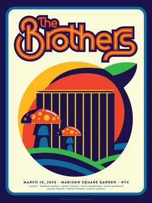 Постер: The Brothers - Madison Square Garden 3/10/2020