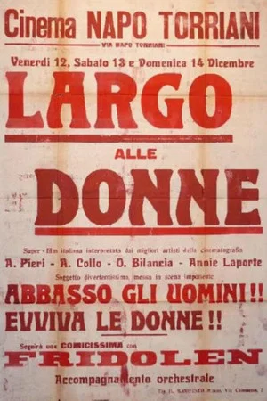 Постер: Largo alle donne!