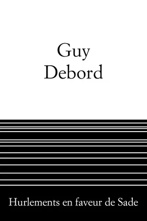 Постер: Howlings in Favour of De Sade