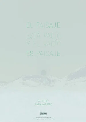 Постер: The Landscape Is Empty and Emptiness Is Landscape