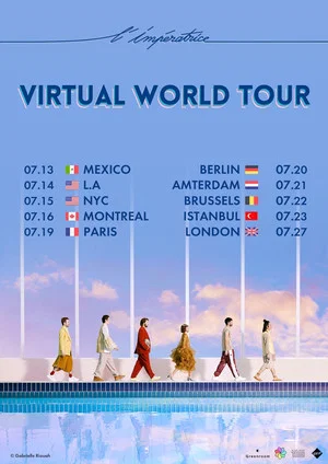 Постер: L'Impératrice live in Paris ♕ (Virtual World Tour 2020)