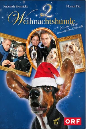 Постер: Zwei Weihnachtshunde