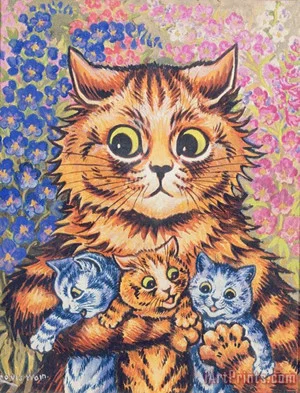 Постер: Art Celebrities at Home - Mr Louis Wain