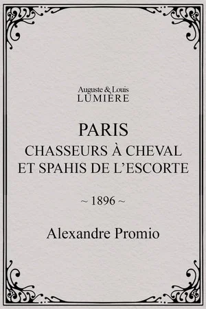 Постер: Paris : chasseurs à cheval et spahis de l’escorte