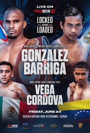 Постер: Jonathan Gonzalez vs. Mark Anthony Barriga