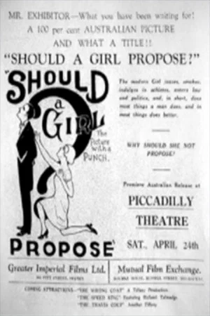 Постер: Should a Girl Propose?