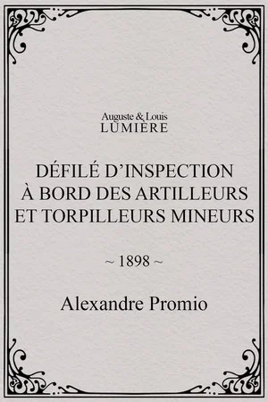 Постер: Défilé d’inspection à bord des artilleurs et torpilleurs mineurs