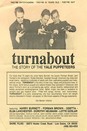 Постер: Turnabout: The Story of the Yale Puppeteers