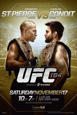 Постер: UFC 154: St-Pierre vs. Condit