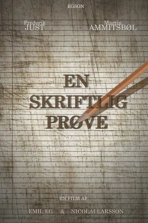 Постер: En Skriftlig Prøve