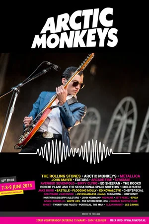 Постер: Arctic Monkeys Live at Pinkpop Festival 2014