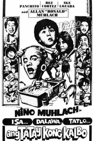 Постер: Isa-dalawa-tatlo: Ang tatay kong kalbo