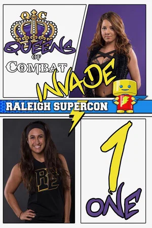 Постер: Queens of Combat Invade Supercon Night 1