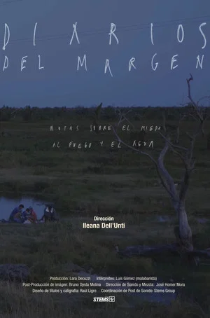 Постер: Diarios del margen. Notas sobre el miedo al fuego y el agua