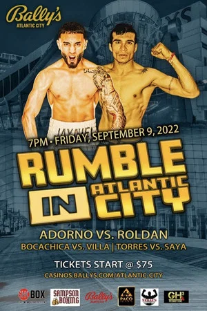 Постер: Joseph Adorno vs. Hugo Alberto Roldan