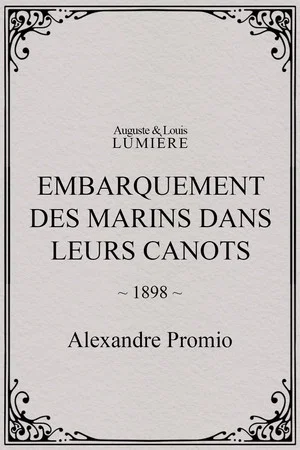 Постер: Embarquement des marins dans leurs canots