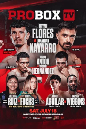 Постер: Bryan Flores vs. Jonathan Navarro
