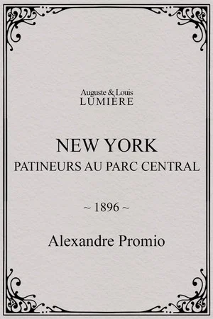 Постер: New York, patineurs au Parc central