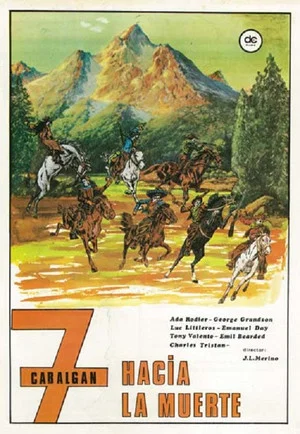 Постер: 7 cabalgan hacia la muerte