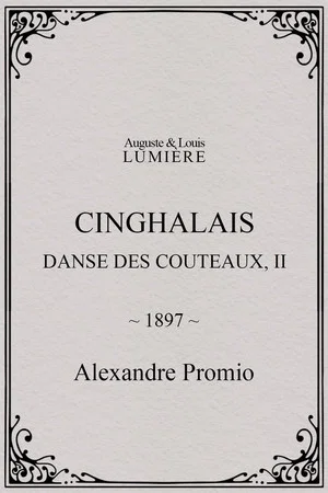 Постер: Cinghalais : danse des couteaux, II