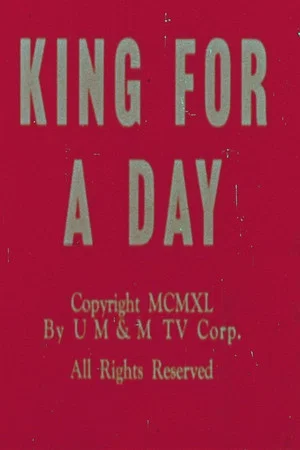 Постер: King for a Day