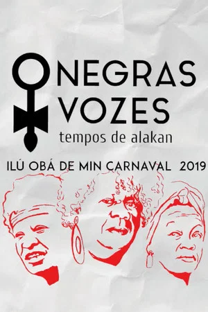 Постер: Negras Vozes - Tempos de Alakan