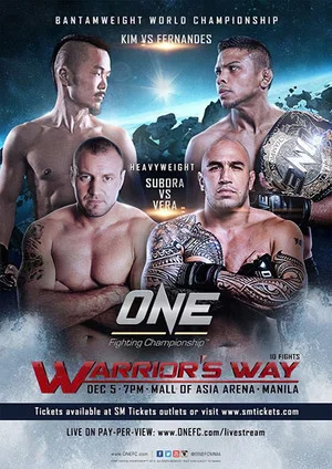 Постер: ONE Championship 23: Warrior's Way