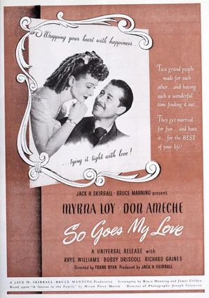 Постер: So Goes My Love