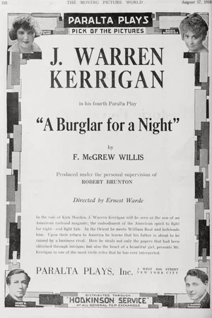 Постер: A Burglar for a Night