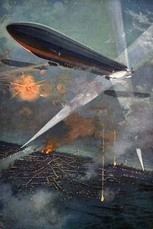 Постер: Attack of the Zeppelins