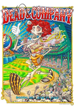 Постер: Dead & Company: 2023-06-25 Fenway Park, Boston, MA, USA
