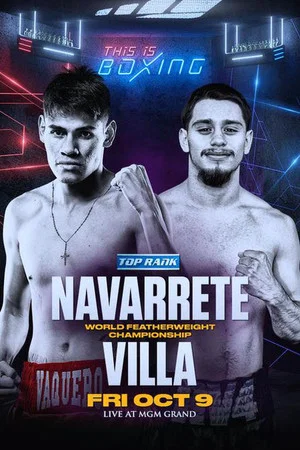 Постер: Emanuel Navarrete vs. Ruben Villa