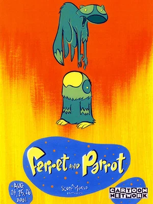Постер: Ferret and Parrot