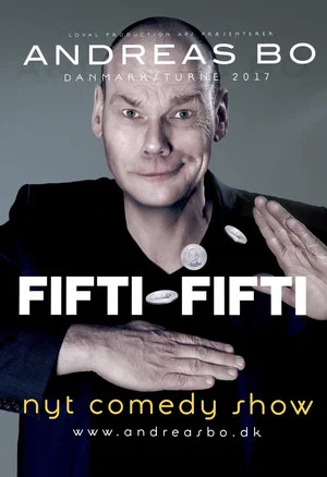 Постер: Andreas Bo: Fifti-Fifti
