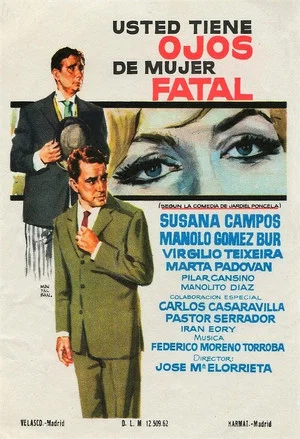 Постер: Usted tiene ojos de mujer fatal