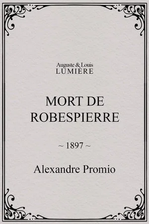 Постер: Mort de Robespierre