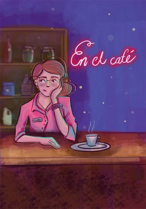 Постер: At the coffee shop