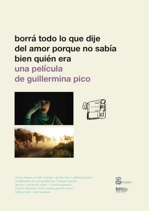 Постер: Borrá todo lo que dije del amor porque no sabía bien quién era