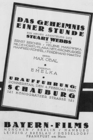 Постер: Das Geheimnis einer Stunde
